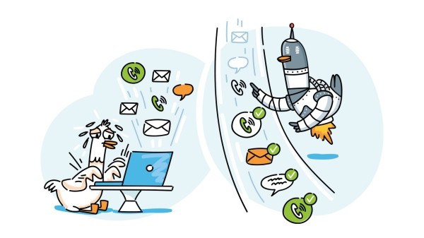 
                    Четырёхдневка для маркетолога. Как чат-боты упрощают работу отдела рекламы            