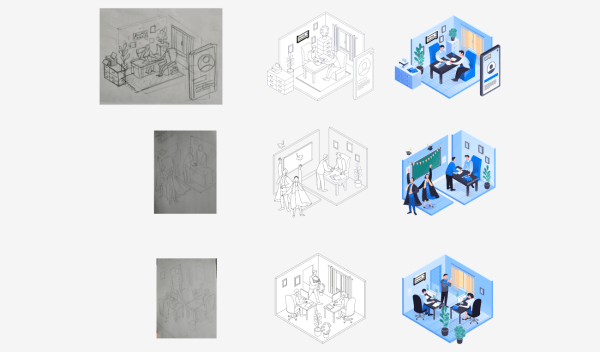 Как мы работаем с иллюстрациями: объясняем по шагам и показываем 3 кейса
Как мы работаем с иллюстрациями: объясняем по шагам и показываем 3 кейса