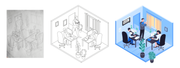 Как мы работаем с иллюстрациями: объясняем по шагам и показываем 3 кейса
Как мы работаем с иллюстрациями: объясняем по шагам и показываем 3 кейса