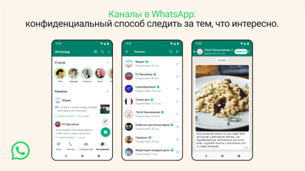 WhatsApp запустил каналы в мессенджере: рассказываем, как они будут работать