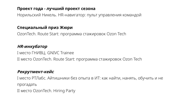 Самая полная подборка конкурсов и рейтингов для digital-компании
Самая полная подборка конкурсов и рейтингов для digital-компании
