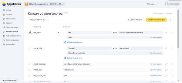 В сервисе AppMetrica появились «А/Б-эксперименты»