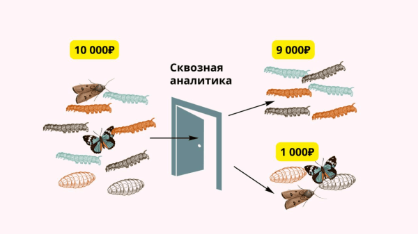 
                    Объясняю на гусеничках: как сделать сквозную аналитику понятной для предпринимателя и полезной для бизнеса            